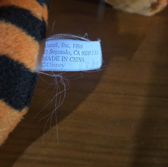 Disney Winnie the Pooh BOUNCING TIGGER - Talking Plush, Vintage 1998 12" WORKS - Picture 6 of 9